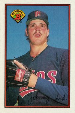 #153 Johnny Ard - Minnesota Twins - 1989 Bowman Baseball