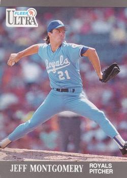 #153 Jeff Montgomery - Kansas City Royals - 1991 Ultra Baseball