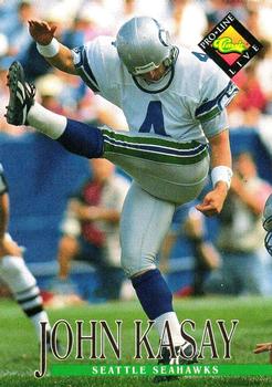 #153 John Kasay - Seattle Seahawks - 1994 Pro Line Live Football