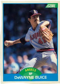 #153 DeWayne Buice - California Angels - 1989 Score Baseball