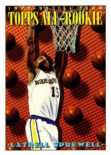 #153 Latrell Sprewell - Golden State Warriors - 1993-94 Topps Basketball