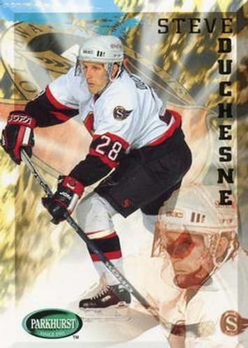 #153 Steve Duchesne - Ottawa Senators - 1995-96 Parkhurst International Hockey