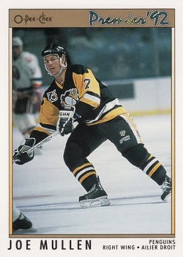 #153 Joe Mullen - Pittsburgh Penguins - 1991-92 O-Pee-Chee Premier Hockey