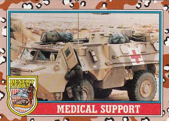 #153 Medical Support - 1991 Topps Desert Storm
