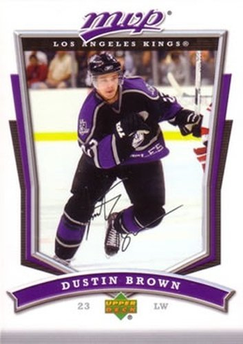 #153 Dustin Brown - Los Angeles Kings - 2007-08 Upper Deck MVP Hockey