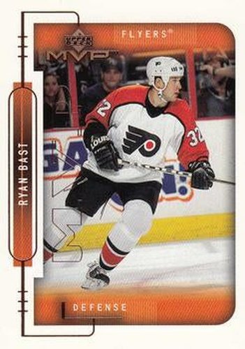 #153 Ryan Bast - Philadelphia Flyers - 1999-00 Upper Deck MVP Hockey