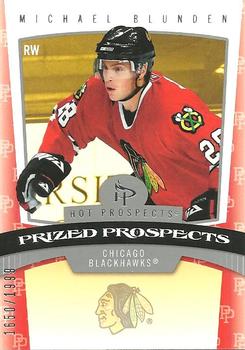 #153 Michael Blunden - Chicago Blackhawks - 2006-07 Fleer Hot Prospects Hockey