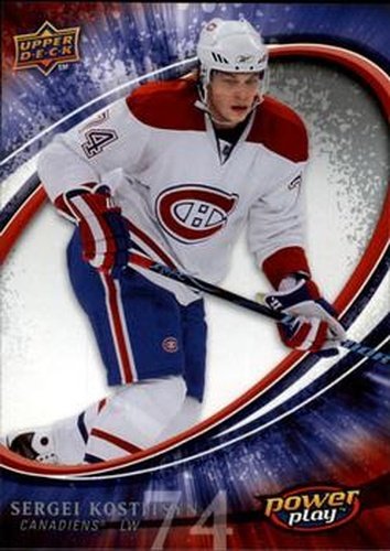 #153 Sergei Kostitsyn - Montreal Canadiens - 2008-09 Upper Deck Power Play Box Set Hockey