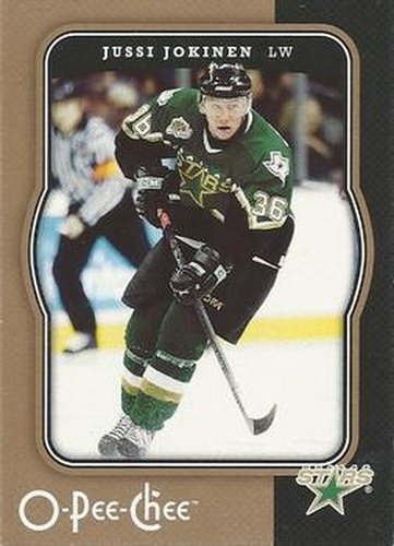 #154 Jussi Jokinen - Dallas Stars - 2007-08 O-Pee-Chee Hockey