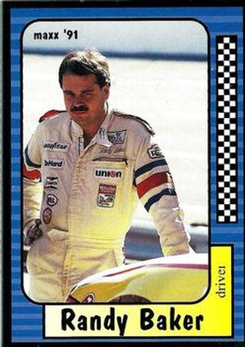 #154 Randy Baker - Buck Baker Racing - 1991 Maxx Racing