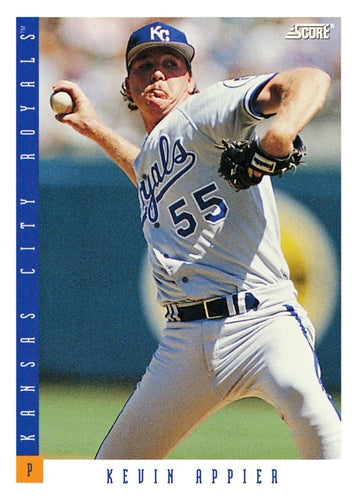 #154 Kevin Appier - Kansas City Royals - 1993 Score Baseball
