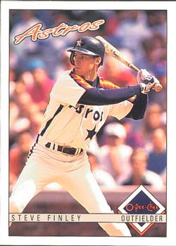 #154 Steve Finley - Houston Astros - 1993 O-Pee-Chee Baseball