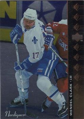 #SP-154 Wendel Clark - Quebec Nordiques - 1994-95 Upper Deck Hockey - SP