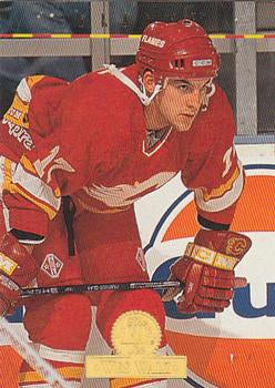 #154 Wes Walz - Calgary Flames - 1994-95 Leaf Hockey