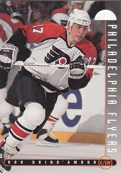 #154 Rod Brind'Amour - Philadelphia Flyers - 1995-96 Leaf Hockey