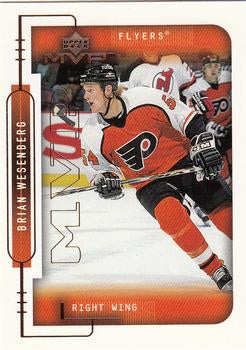 #154 Brian Wesenberg - Philadelphia Flyers - 1999-00 Upper Deck MVP Hockey