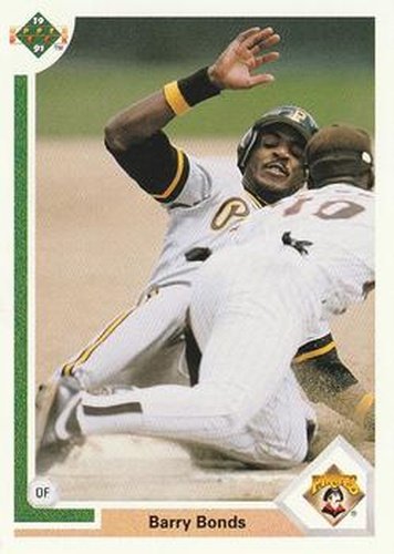 #154 Barry Bonds - Pittsburgh Pirates - 1991 Upper Deck Baseball