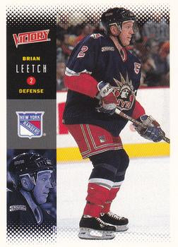 #154 Brian Leetch - New York Rangers - 2000-01 Upper Deck Victory Hockey