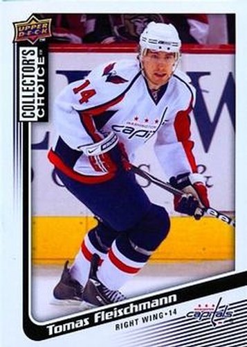 #154 Tomas Fleischmann - Washington Capitals - 2009-10 Collector's Choice Hockey