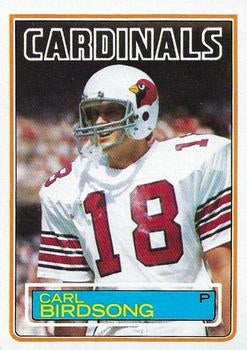 #154 Carl Birdsong - St. Louis Cardinals - 1983 Topps Football