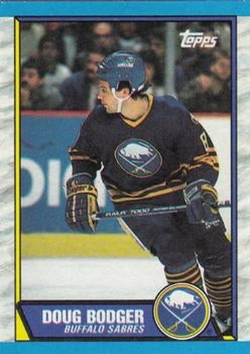 #154 Doug Bodger - Buffalo Sabres - 1989-90 Topps Hockey