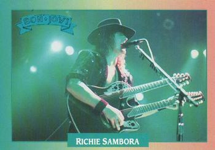 #154 Richie Sambora - 1991 Brockum Rock Cards
