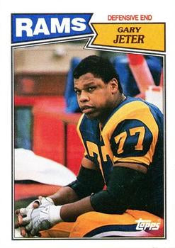 #154 Gary Jeter - Los Angeles Rams - 1987 Topps Football