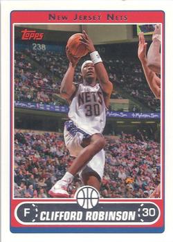 #154 Clifford Robinson - New Jersey Nets - 2006-07 Topps Basketball