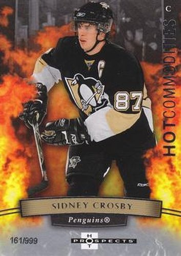 #154 Sidney Crosby - Pittsburgh Penguins - 2007-08 Fleer Hot Prospects Hockey