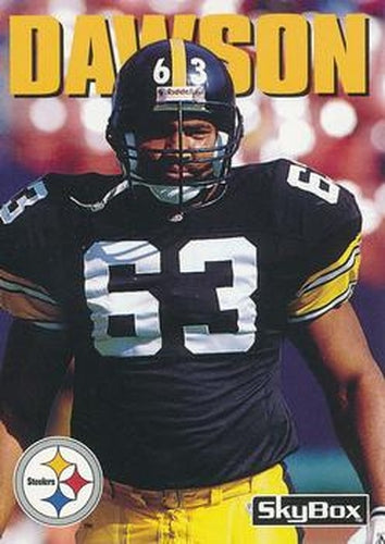 #154 Dermontti Dawson - Pittsburgh Steelers - 1992 SkyBox Impact Football