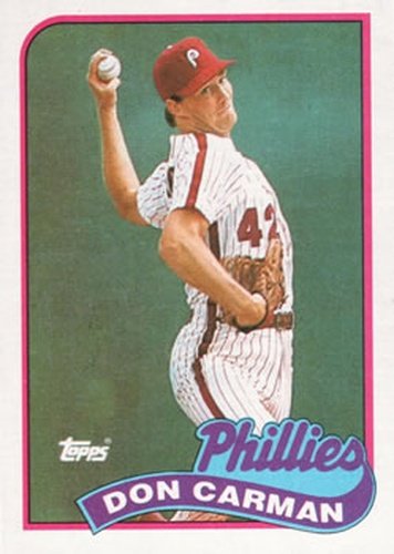#154 Don Carman - Philadelphia Phillies - 1989 Topps Baseball