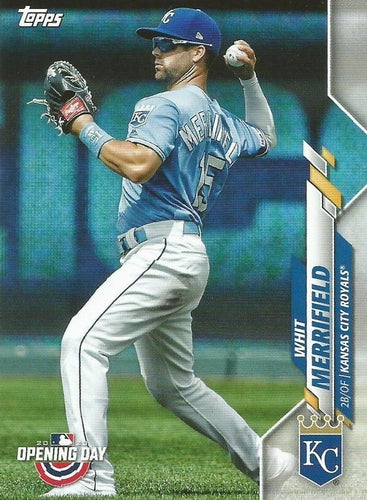 #154 Whit Merrifield - Kansas City Royals - 2020 Topps Opening Day Baseball