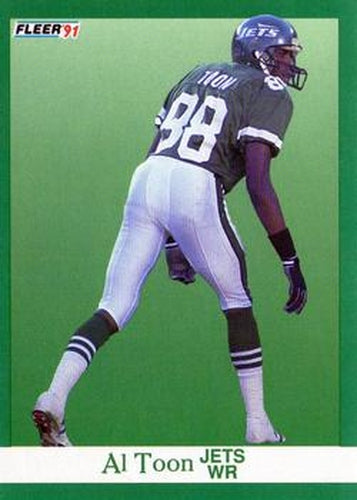 #154 Al Toon - New York Jets - 1991 Fleer Football