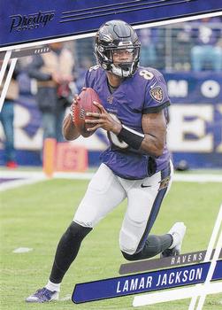 #154 Lamar Jackson - Baltimore Ravens - 2020 Panini Prestige Football