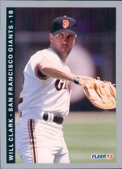 #154 Will Clark - San Francisco Giants - 1993 Fleer Baseball