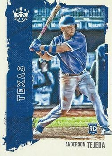 #154 Anderson Tejeda - Texas Rangers - 2021 Panini Diamond Kings Baseball