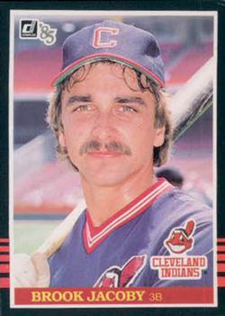 #154 Brook Jacoby - Cleveland Indians - 1985 Donruss Baseball