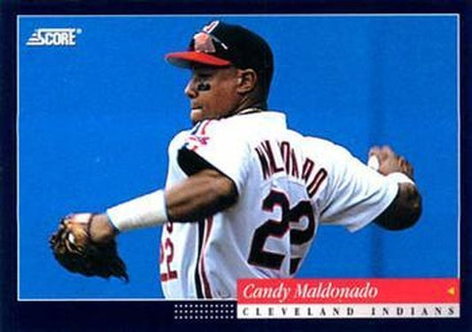#154 Candy Maldonado - Cleveland Indians -1994 Score Baseball