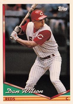 #154 Dan Wilson - Cincinnati Reds - 1994 Topps Baseball
