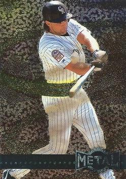 #154 Dante Bichette - Colorado Rockies - 1996 Metal Universe Baseball