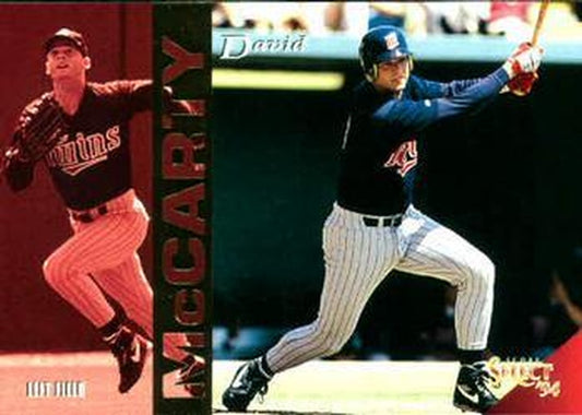 #154 David McCarty - Minnesota Twins - 1994 Select Baseball