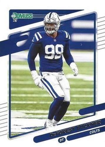 #154 DeForest Buckner - Indianapolis Colts - 2021 Donruss Football