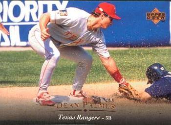 #154 Dean Palmer - Texas Rangers - 1995 Upper Deck Baseball