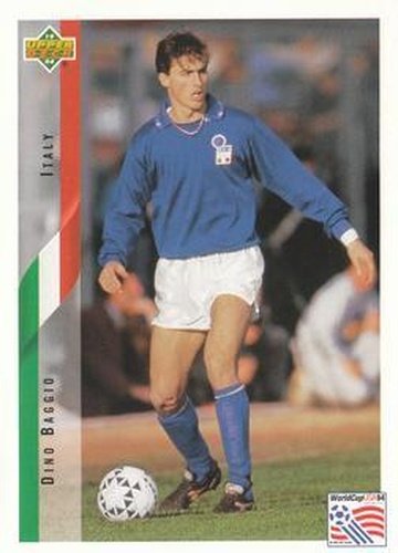 #154 Dino Baggio - Italy - 1994 Upper Deck World Cup Contenders English/Spanish Soccer