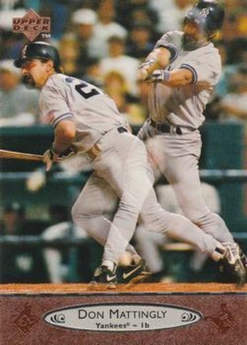 #154 Don Mattingly - New York Yankees - 1996 Upper Deck Baseball