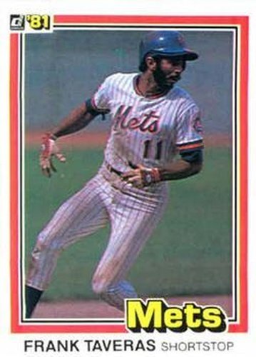 #154 Frank Taveras - New York Mets - 1981 Donruss Baseball