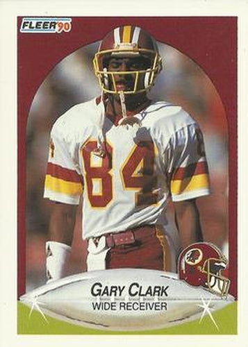 #154 Gary Clark - Washington Redskins - 1990 Fleer Football