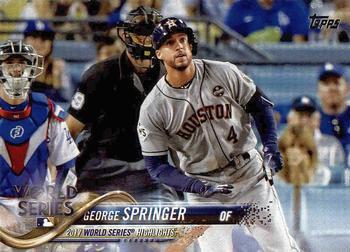 #154 George Springer - Houston Astros - 2018 Topps Baseball