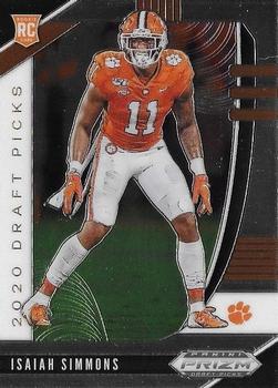 #154 Isaiah Simmons- Clemson Tigers - 2020 Panini Prizm Draft Picks Football