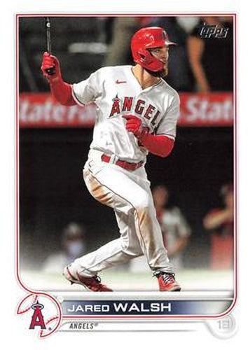 #154 Jared Walsh - Los Angeles Angels - 2022 Topps Baseball